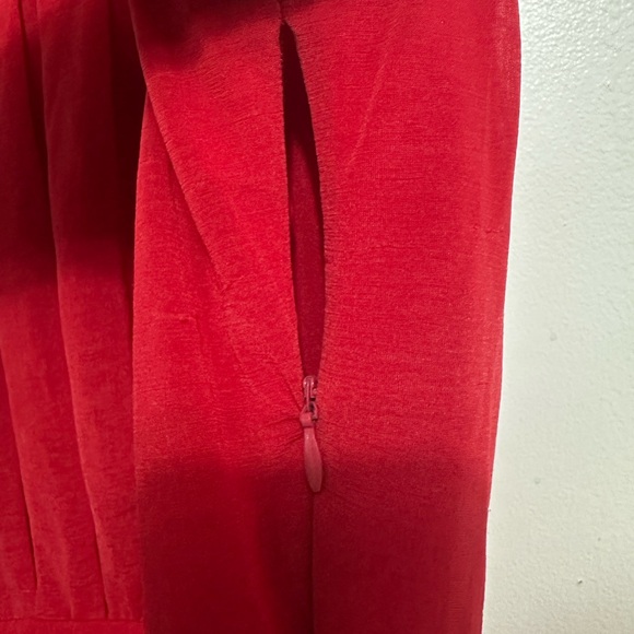 Worthington Red Sleeveless Lace Blouse - Picture 7 of 8